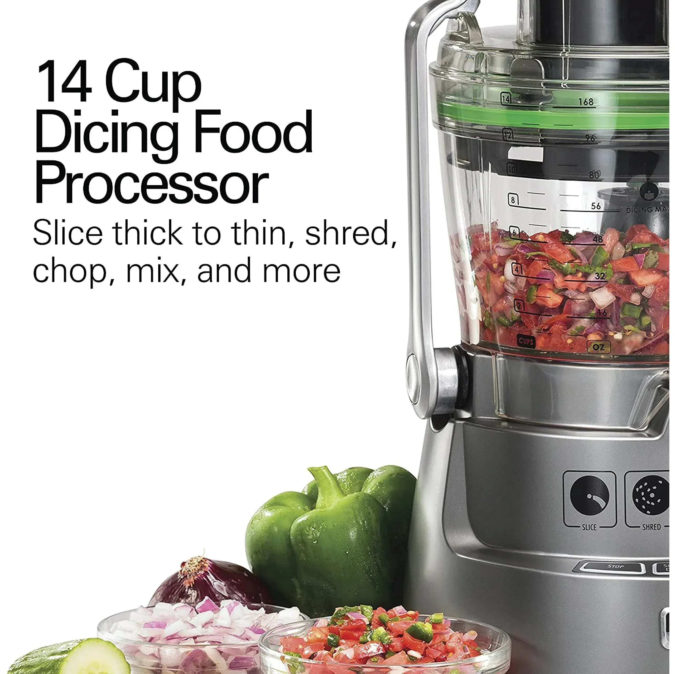 Hamilton Beach Professional 14-Cup Dicing Food Processor - Image 6
