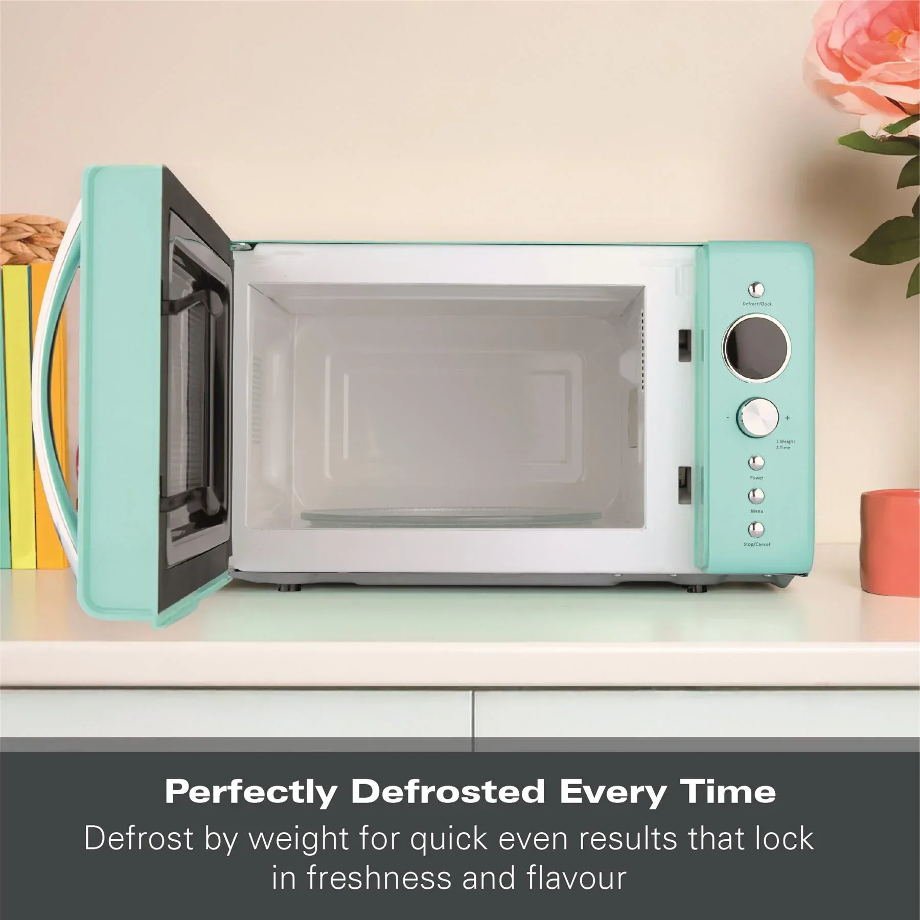 Hamilton Beach 20L Retro Mint Microwave - Image 7