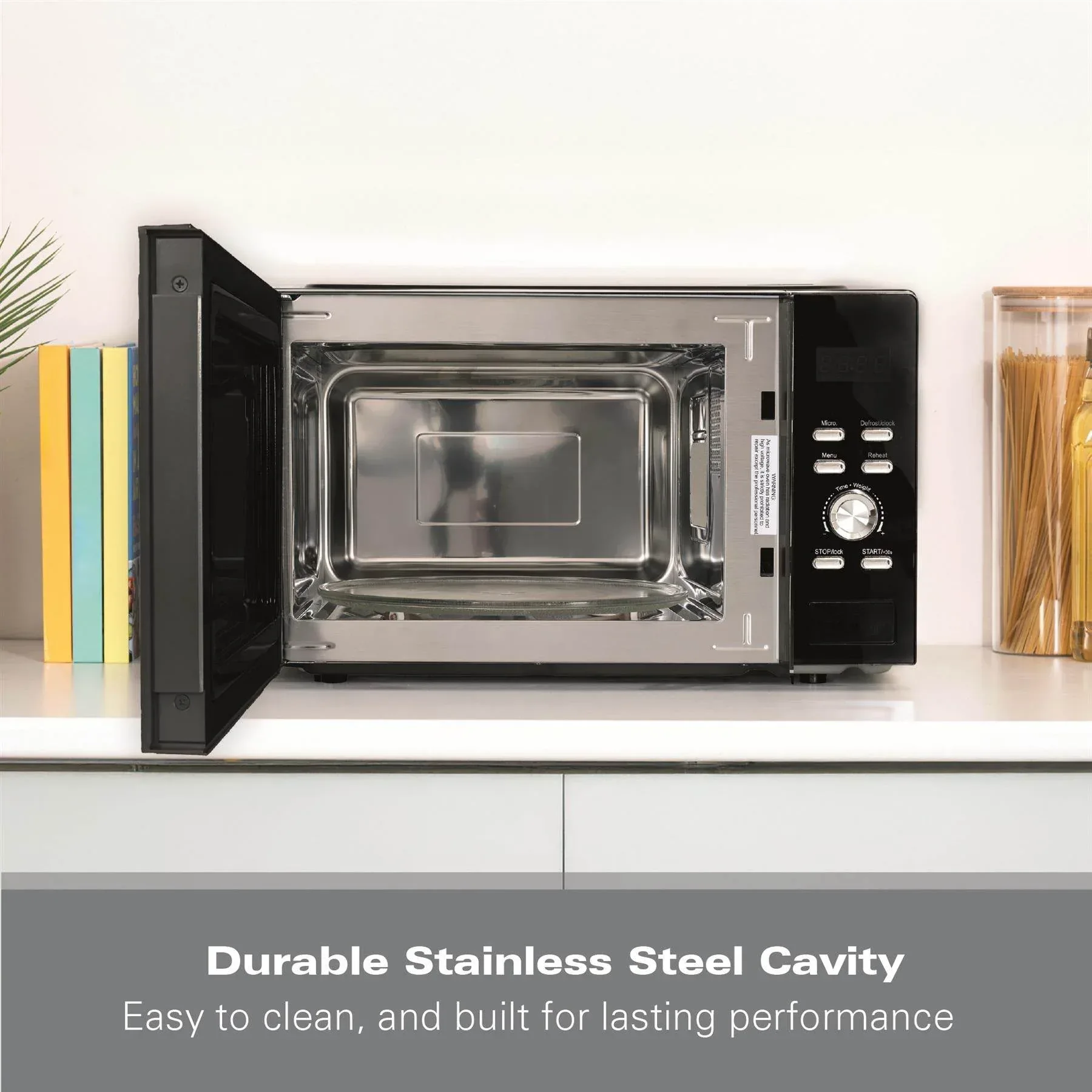 Hamilton Beach 30L Black Family Microwave - Image 6