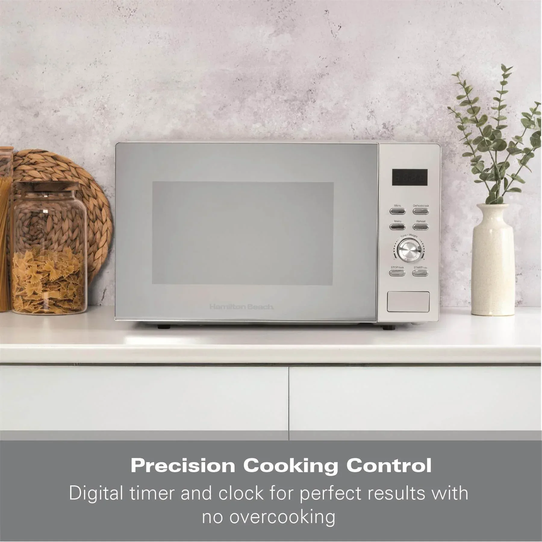 Hamilton Beach 30L Silver Family Microwave - Image 10