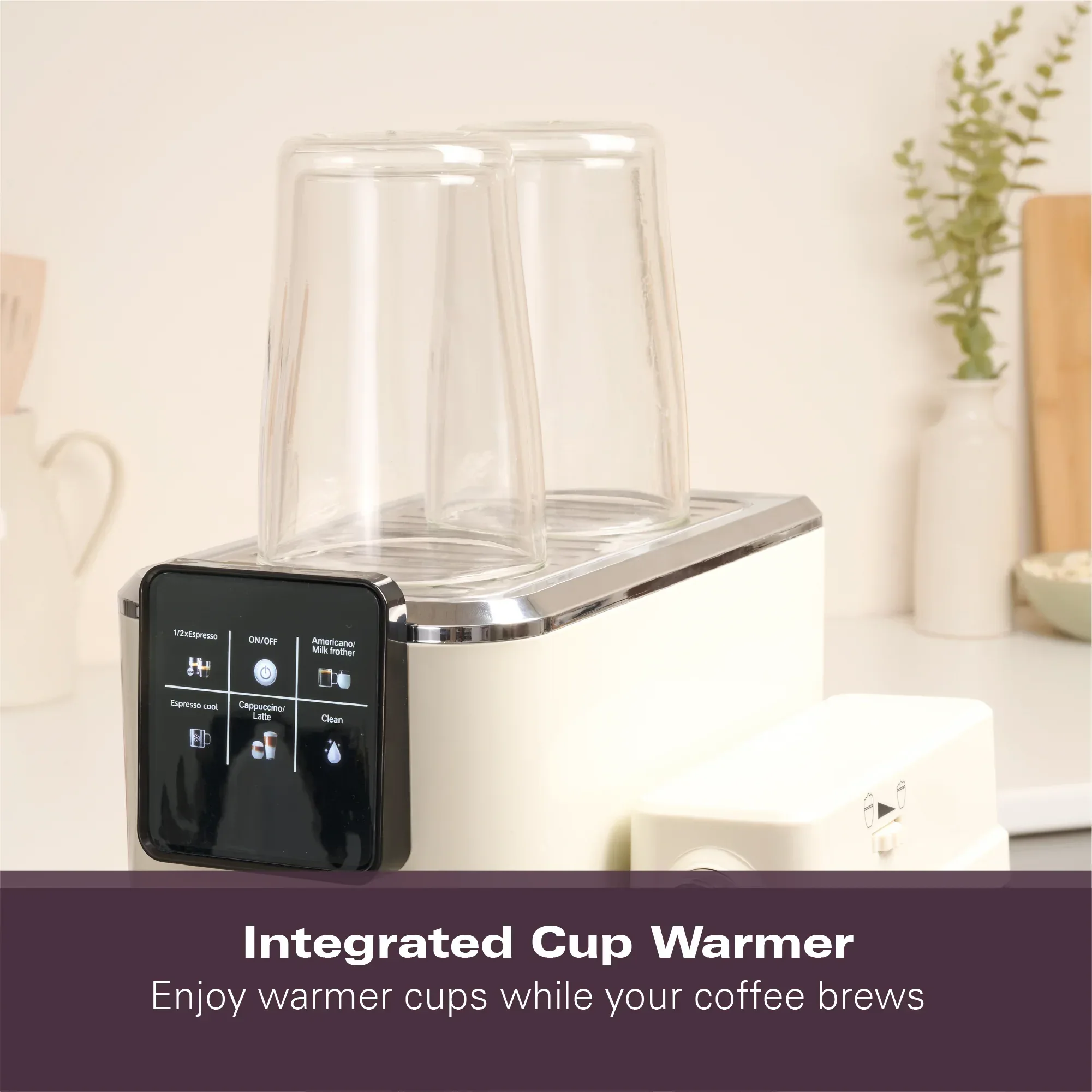 Hamilton Beach BaristaPro+ Touch 8-in-1 Espresso Machine Cream - Image 14