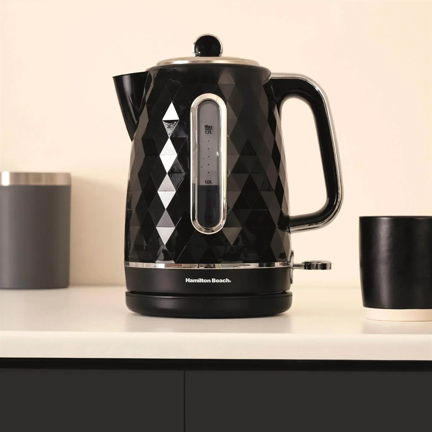 Hamilton Beach Diamond 1.7L Kettle - Black - Image 2