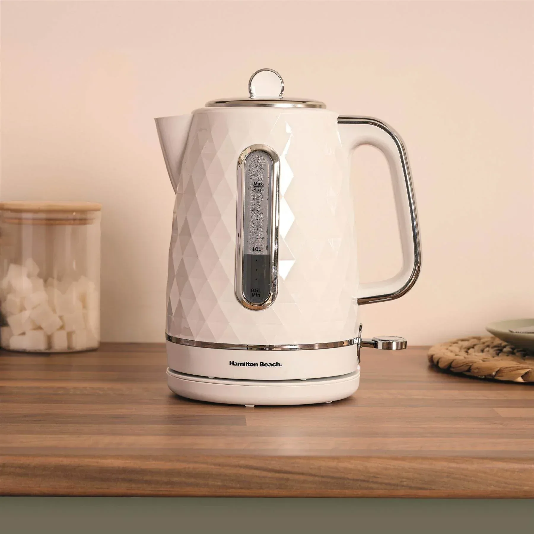 Hamilton Beach Diamond 1.7L Kettle - White - Image 2