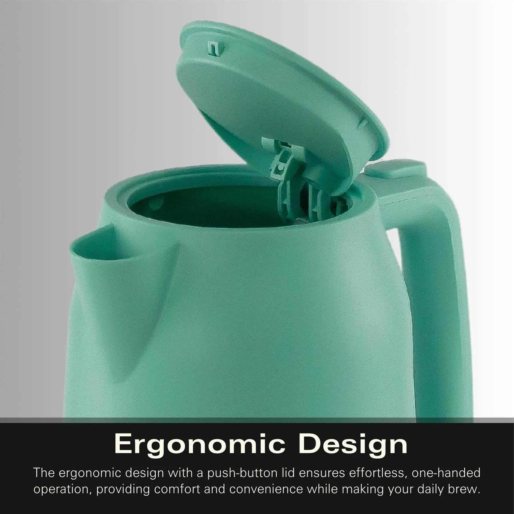 Hamilton Beach Ella 1.7L Kettle - Matte Mint - Image 6