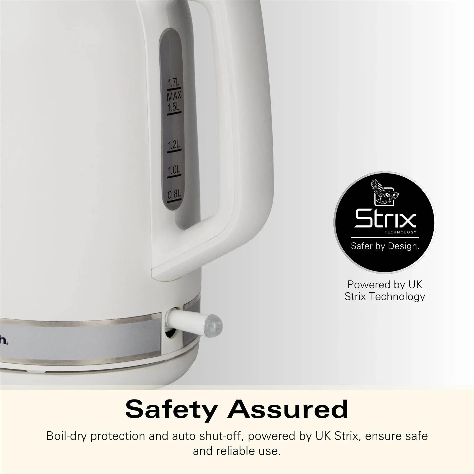 Hamilton Beach Ella 1.7L Kettle - Matte White - Image 8