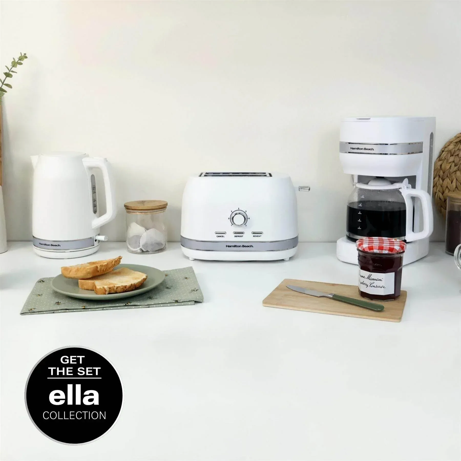 Hamilton Beach Ella 1.7L Kettle - Matte White - Image 9