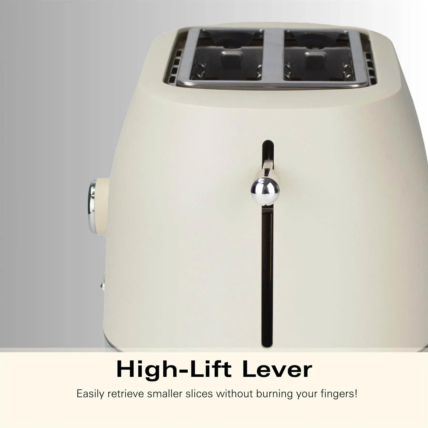 Hamilton Beach Ella 2 Slice Toaster - Matte Latte - Image 8