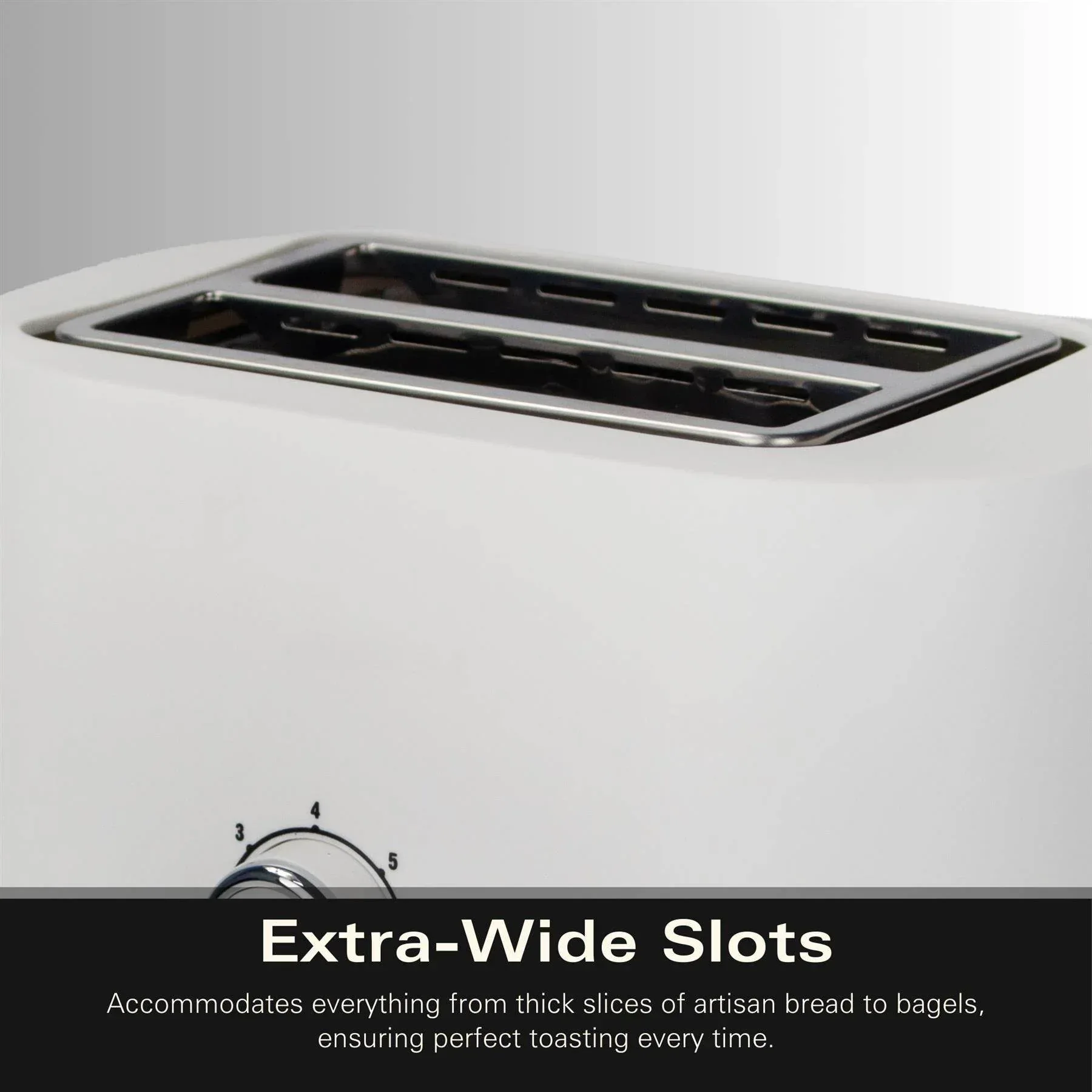 Hamilton Beach Ella 2 Slice Toaster - Matte White - Image 9