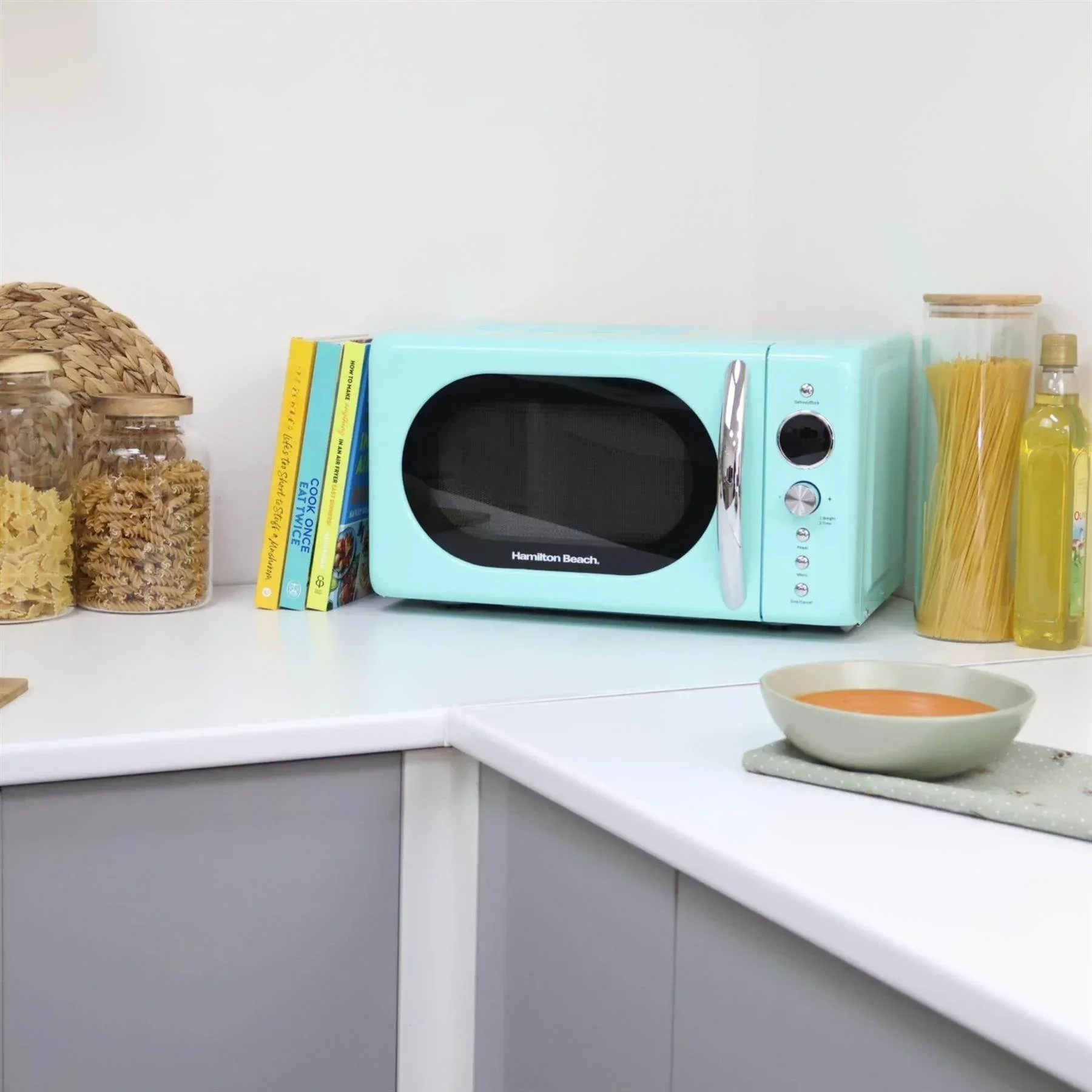 Hamilton Beach Ella Kettle, Toaster & Microwave Set - Mint - Image 7
