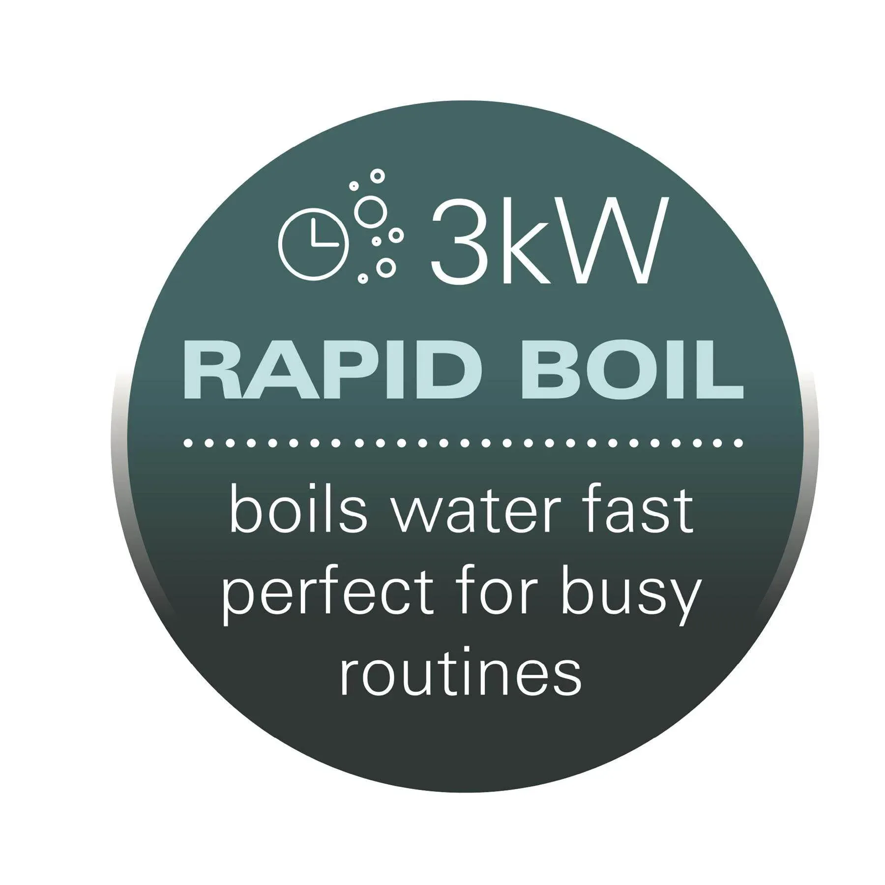 Hamilton Beach Essentials Rapid Boil Kettle & 4 Slice Toaster Set - White - Image 7