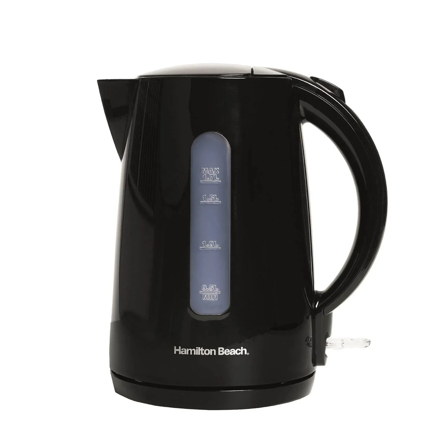 Hamilton Beach Essentials 1.7L Rapid Boil Kettle - Black