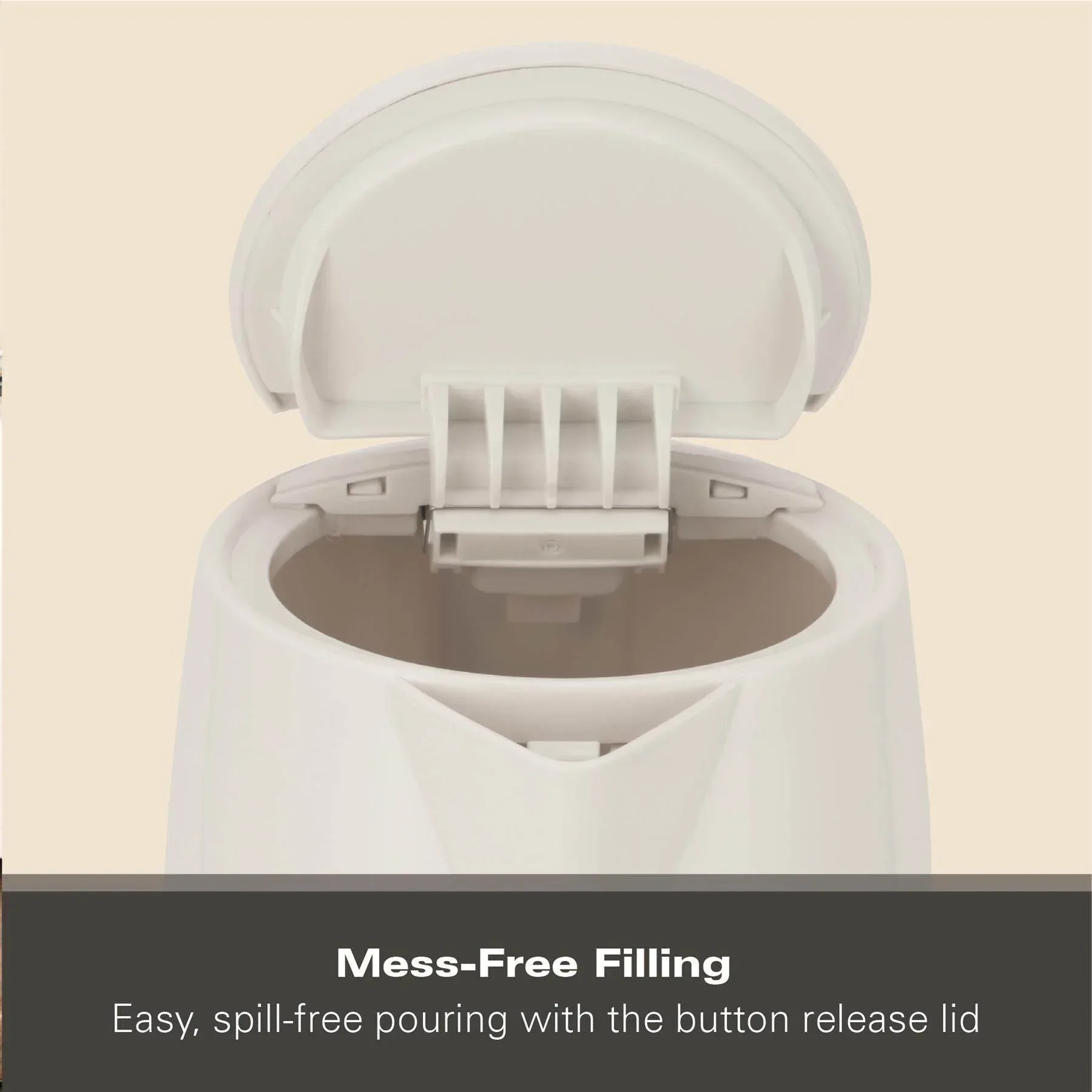 Hamilton Beach Essentials 1.7L Rapid Boil Kettle - White - Image 10