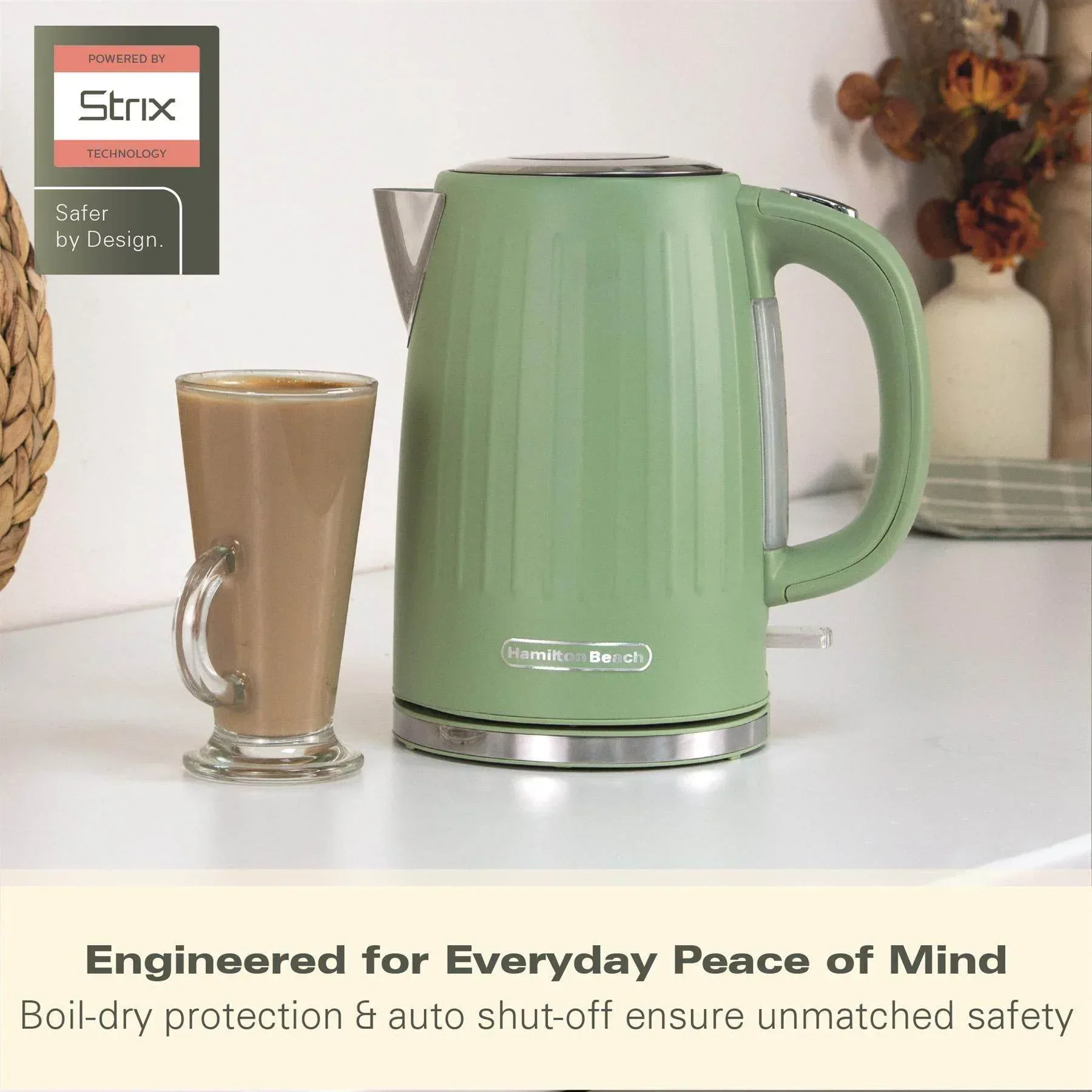 Hamilton Beach Harmony 1.7L Kettle - Matcha - Image 8