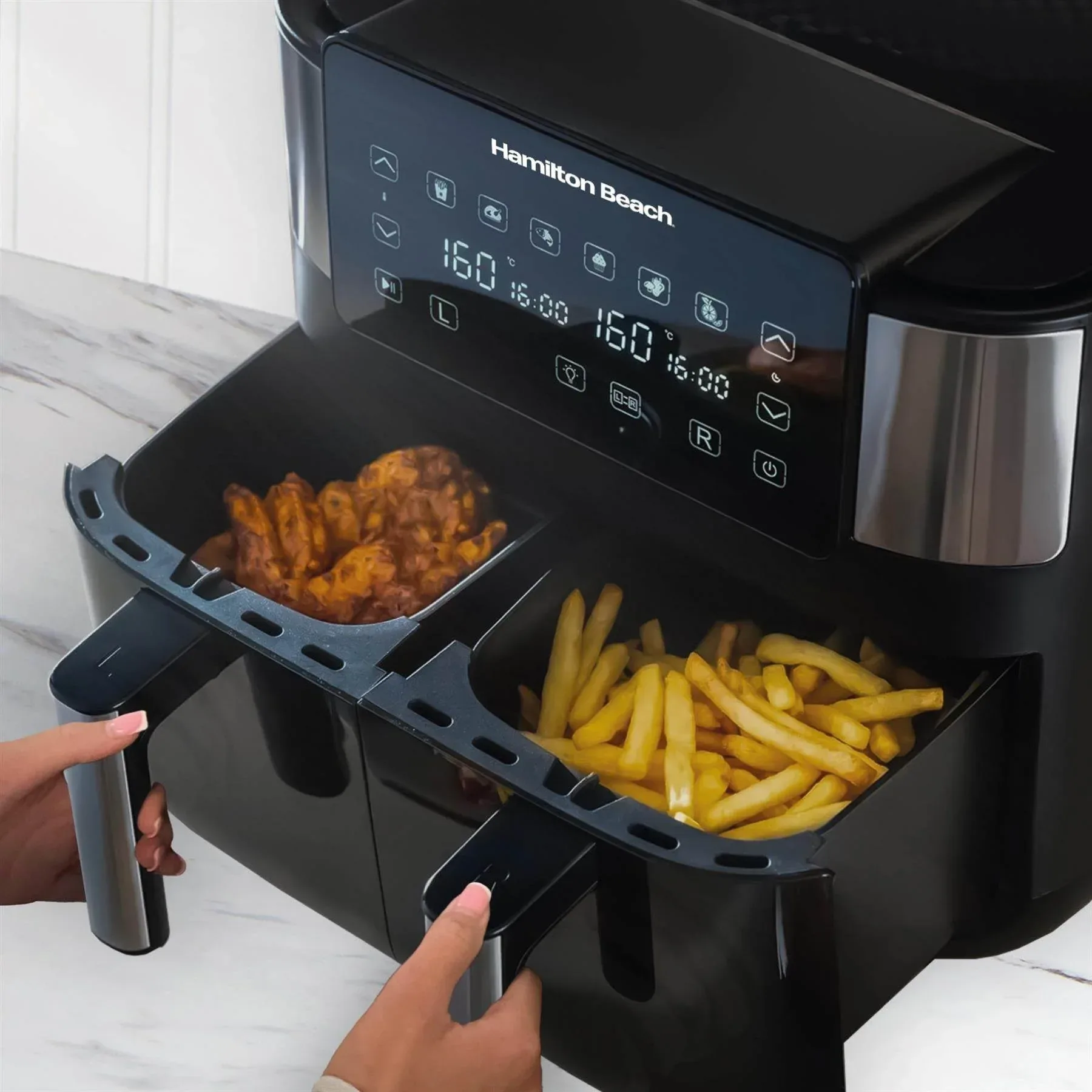 Hamilton Beach HealthyCook 8L Dual Air Fryer - Image 5