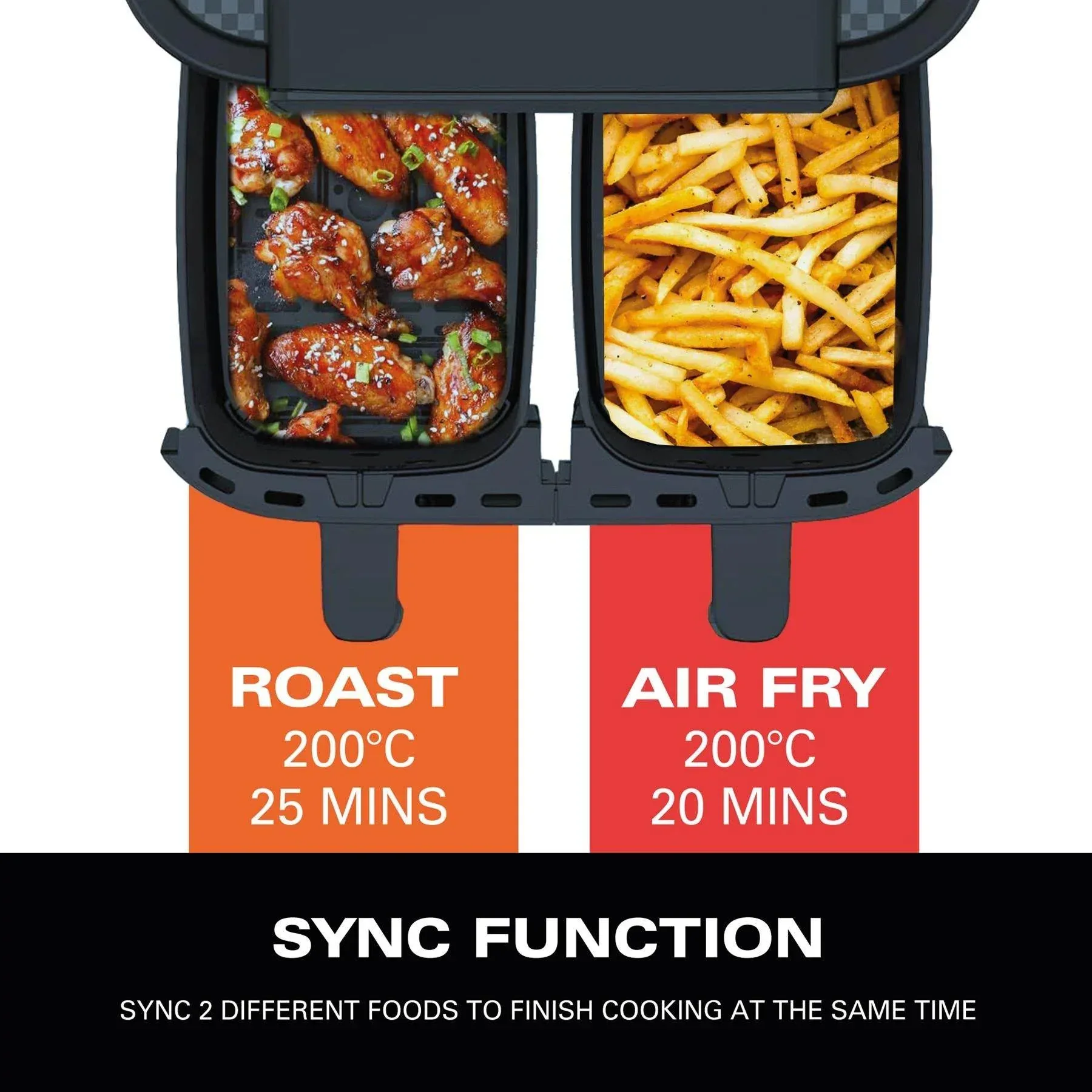 Hamilton Beach HealthyCook 8L Dual Air Fryer - Image 8