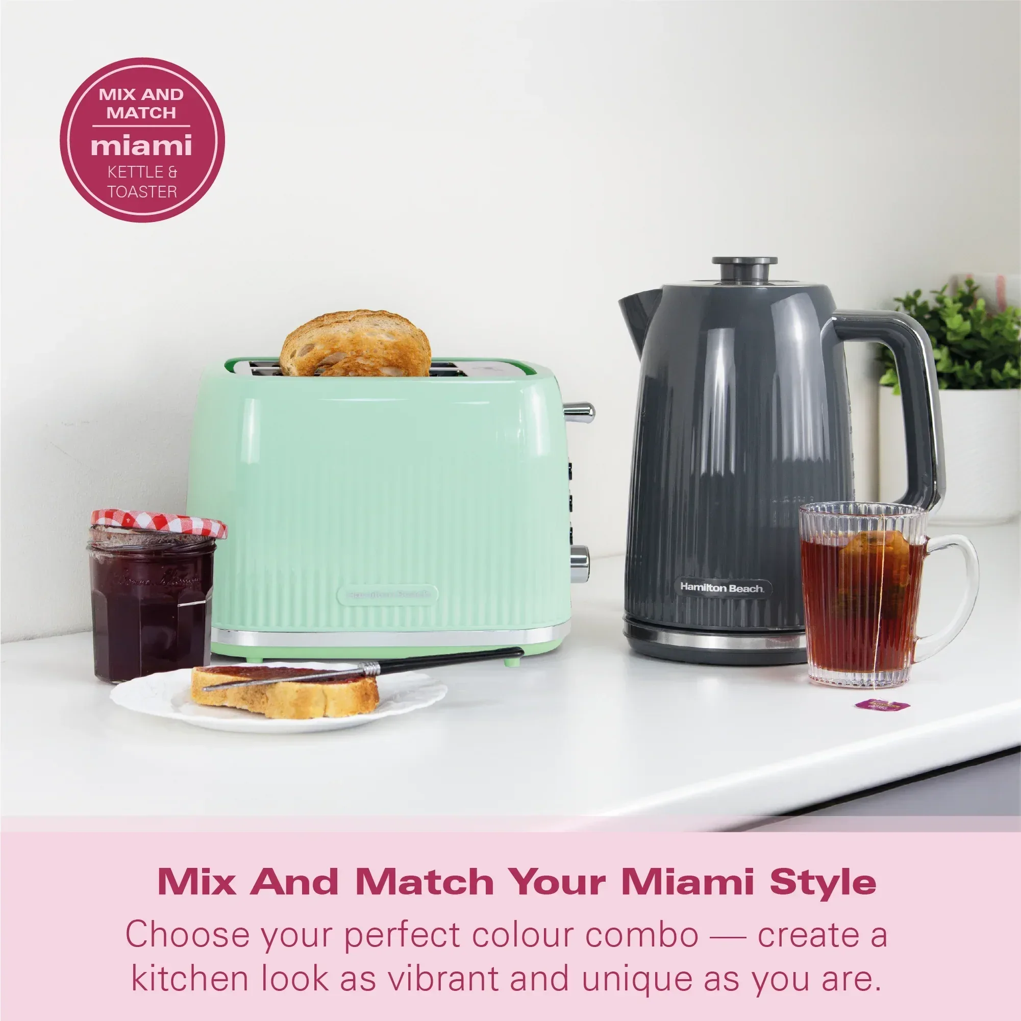 Hamilton Beach Miami 2 Slice Toaster Charcoal Grey - Image 11