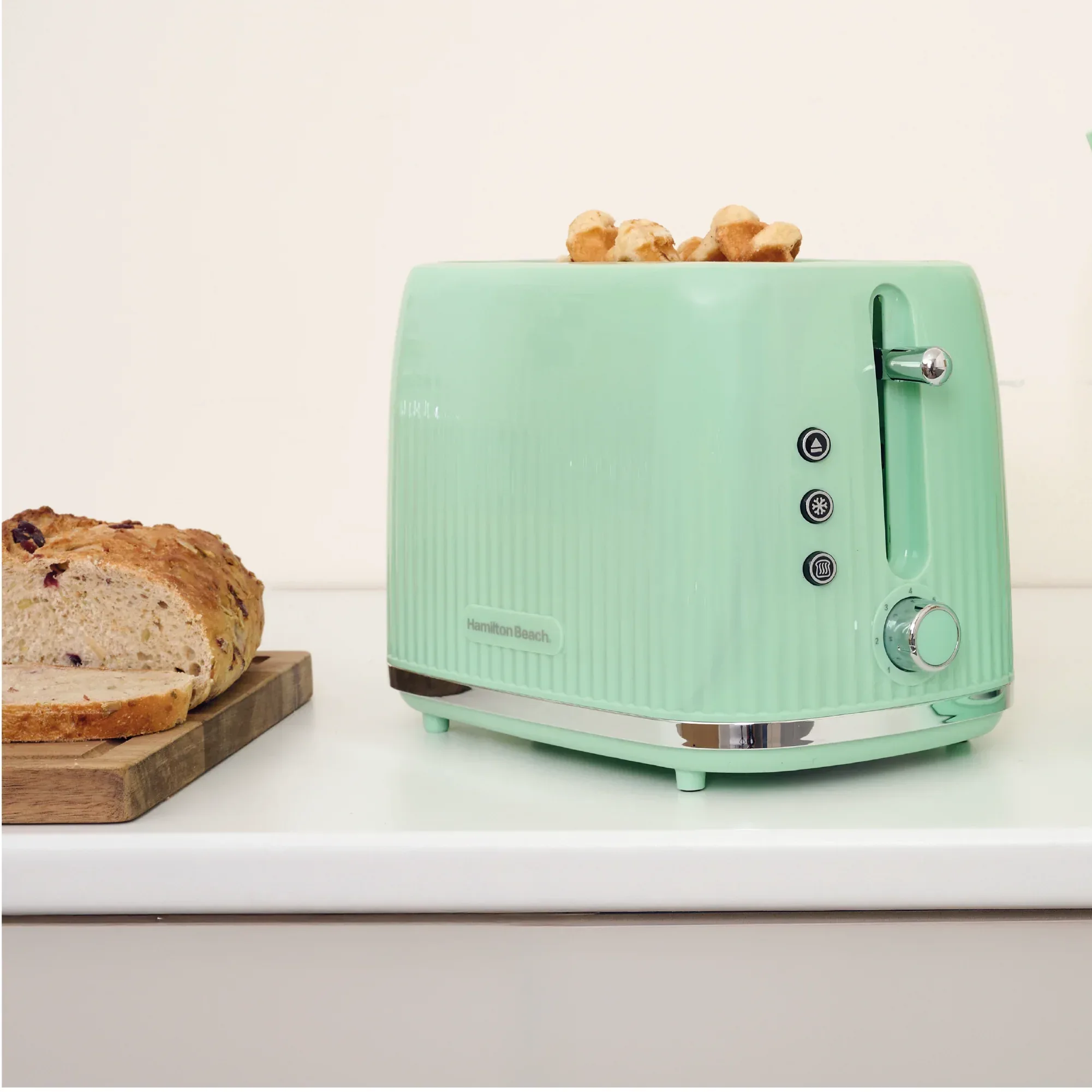 Hamilton Beach Miami Kettle, Toaster & Microwave Set - Mojito Mint - Image 5