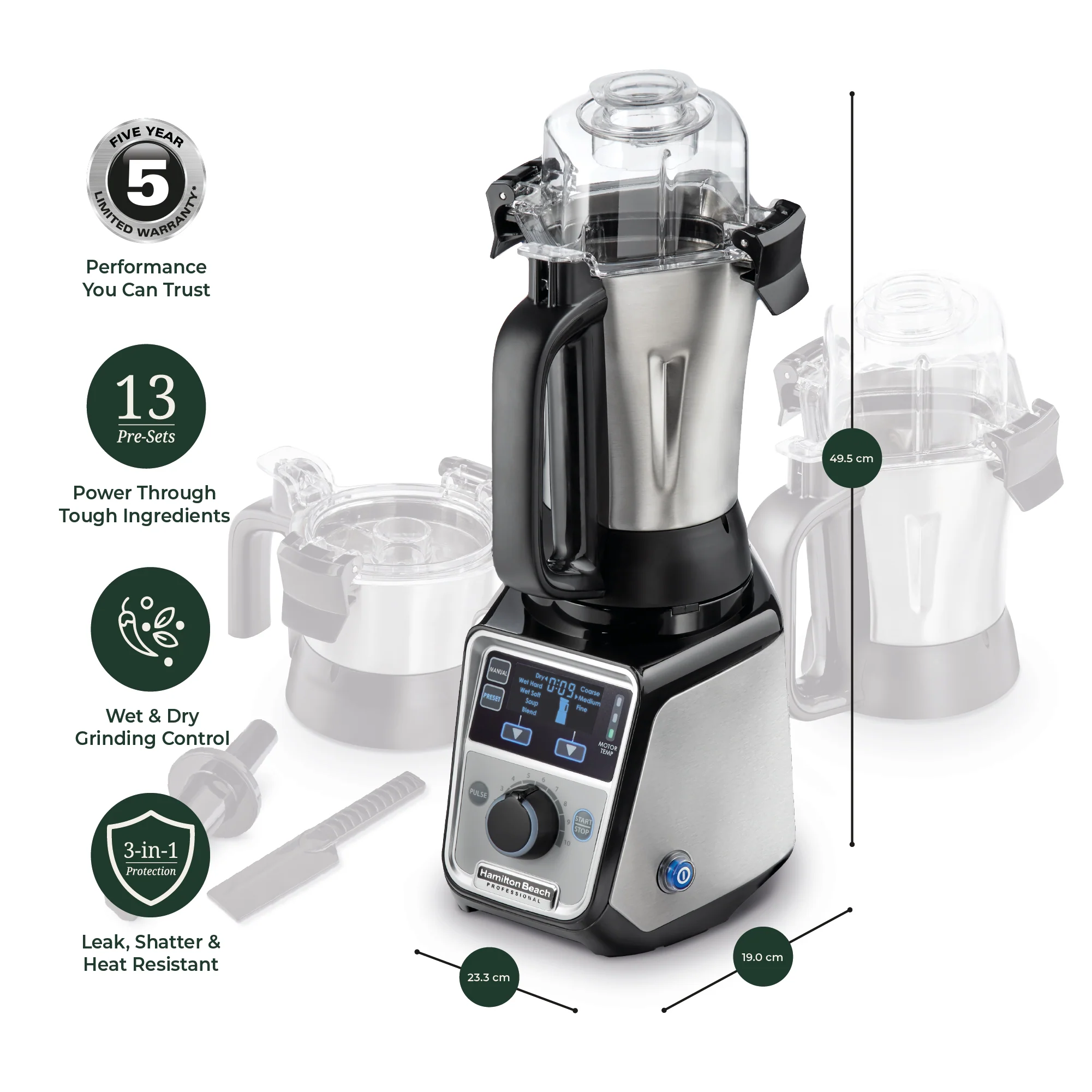 Hamilton Beach Professional Juicer Mixer Grinder - Image 12