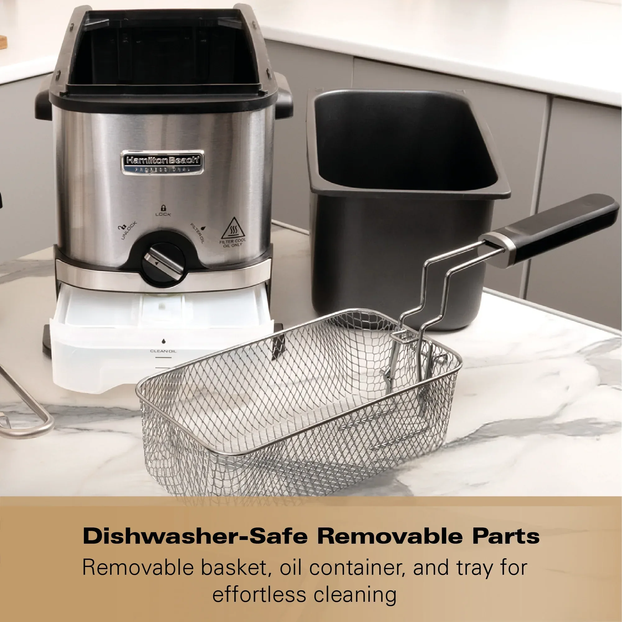 Hamilton Beach Professional PureFry 3L Deep Fat Fryer - Image 13
