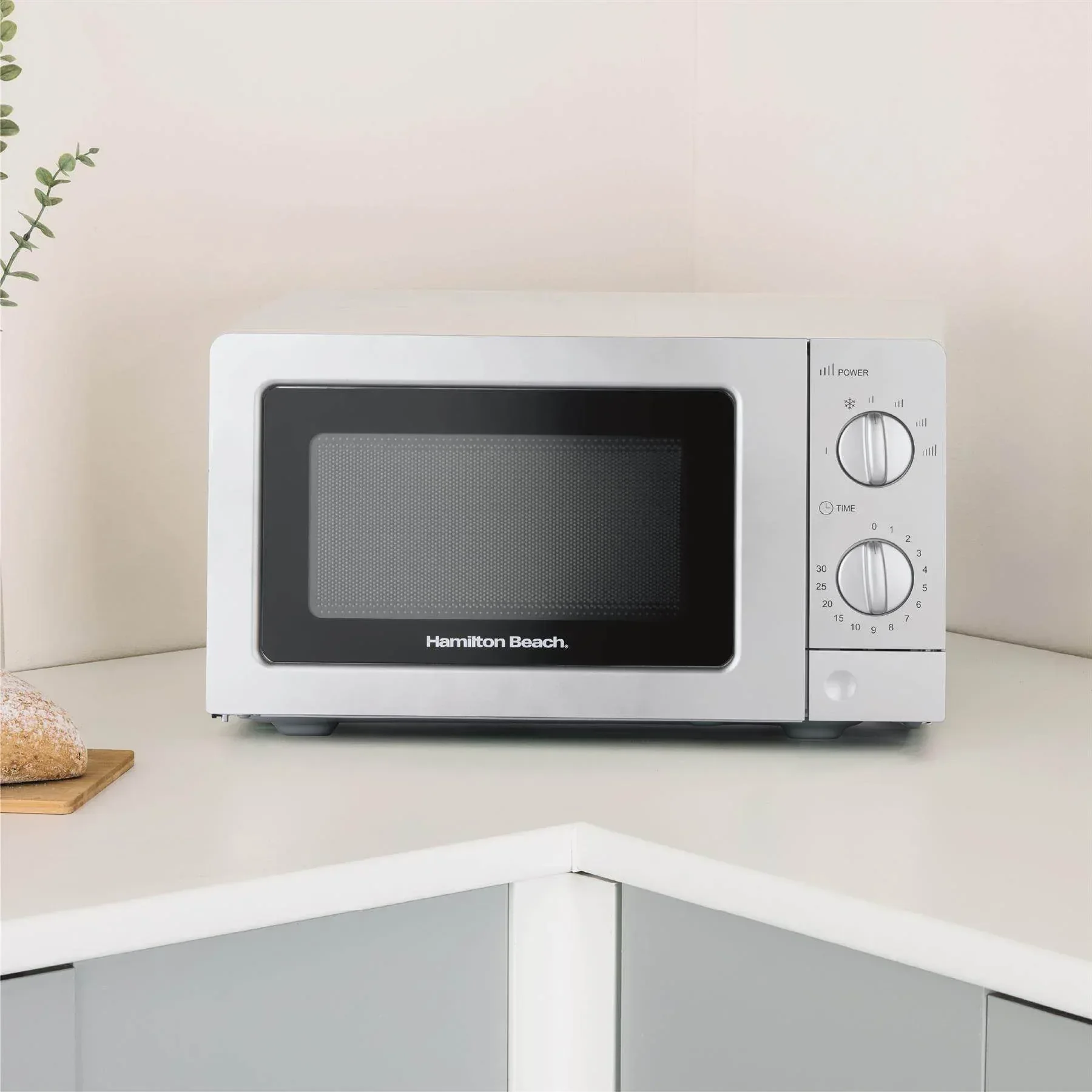 Hamilton Beach Rise Kettle, Toaster & Microwave Set - Brushed - Image 5
