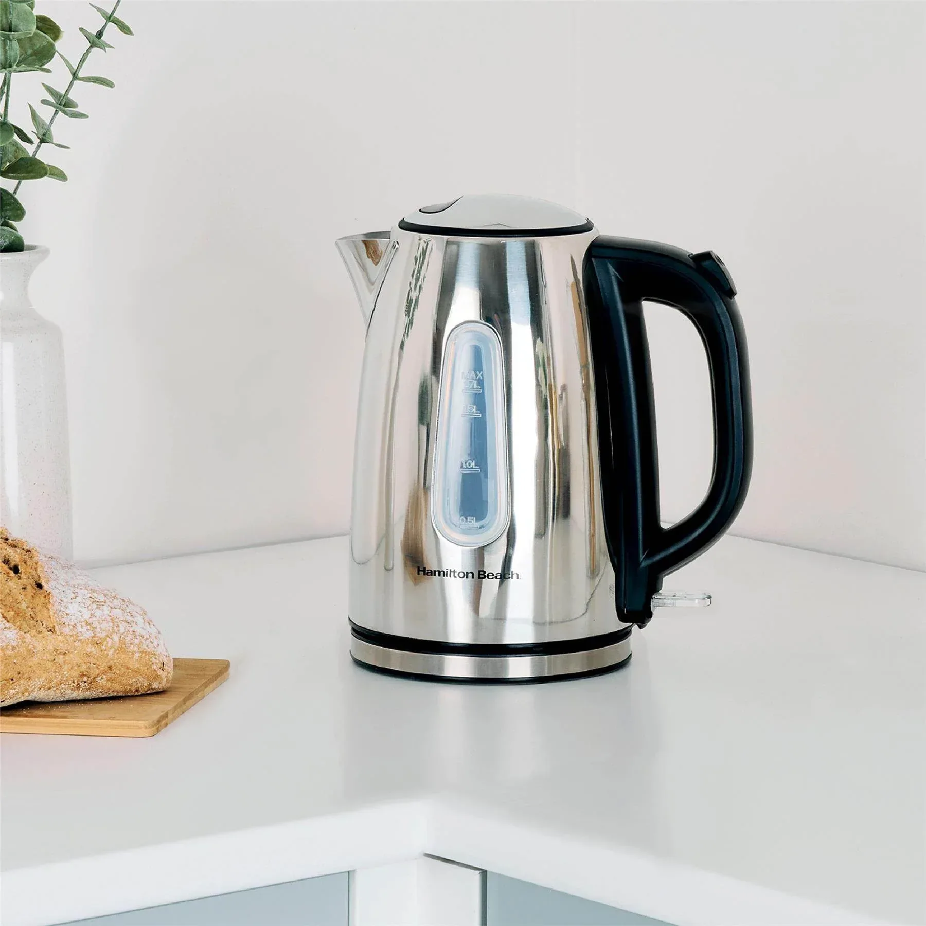 Hamilton Beach Rise Kettle & 2 Slice Toaster Set - Polished - Image 3