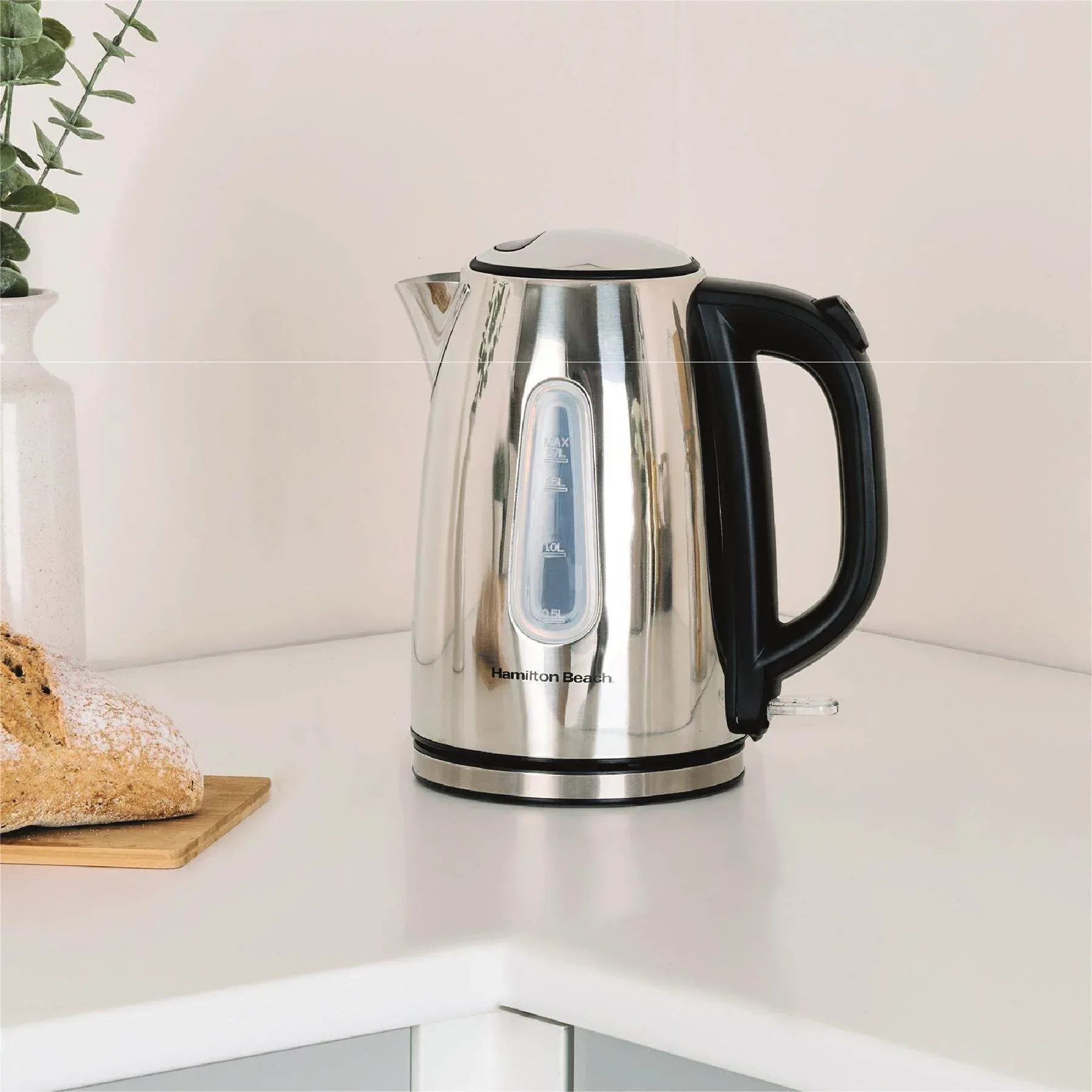 Hamilton Beach Rise Kettle & 4 Slice Toaster Set - Polished - Image 6