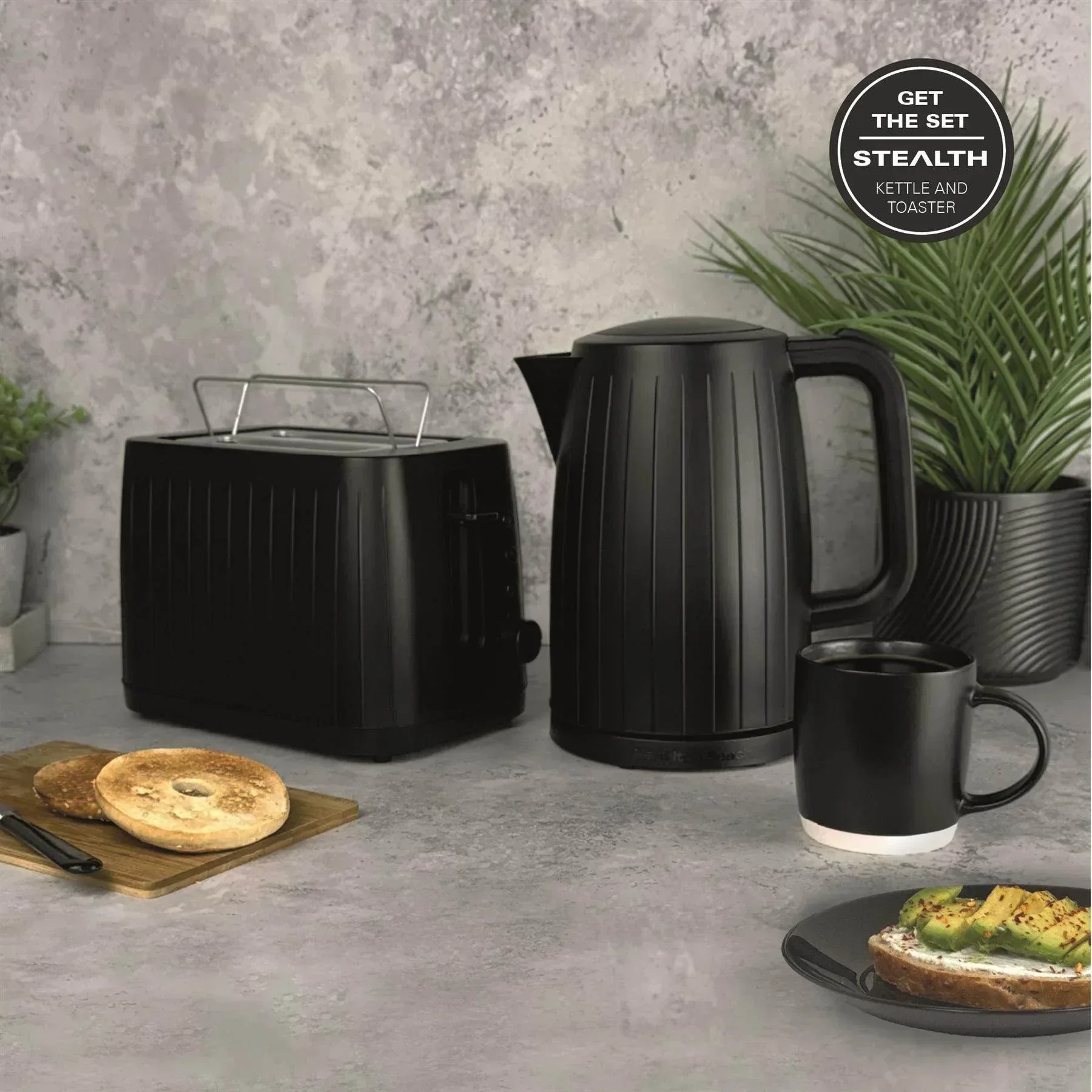 Hamilton Beach Stealth 2 Slice Textured Toaster - Matte Black - Image 11