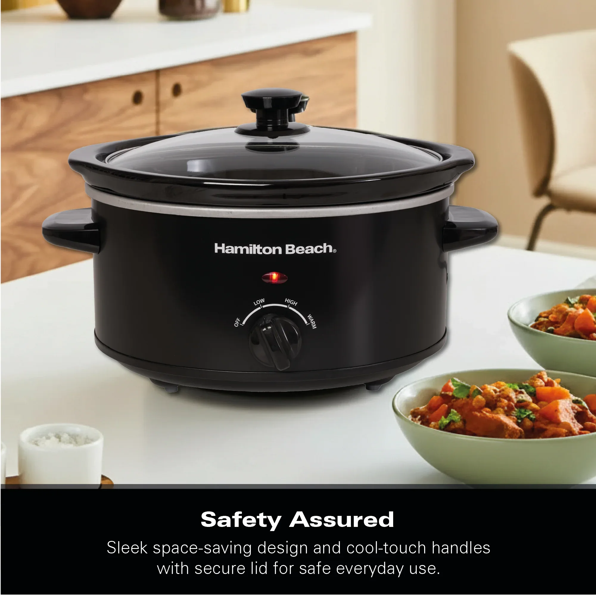 Hamilton Beach The Comfort Cook 3.5L Slow Cooker - Black - Image 12