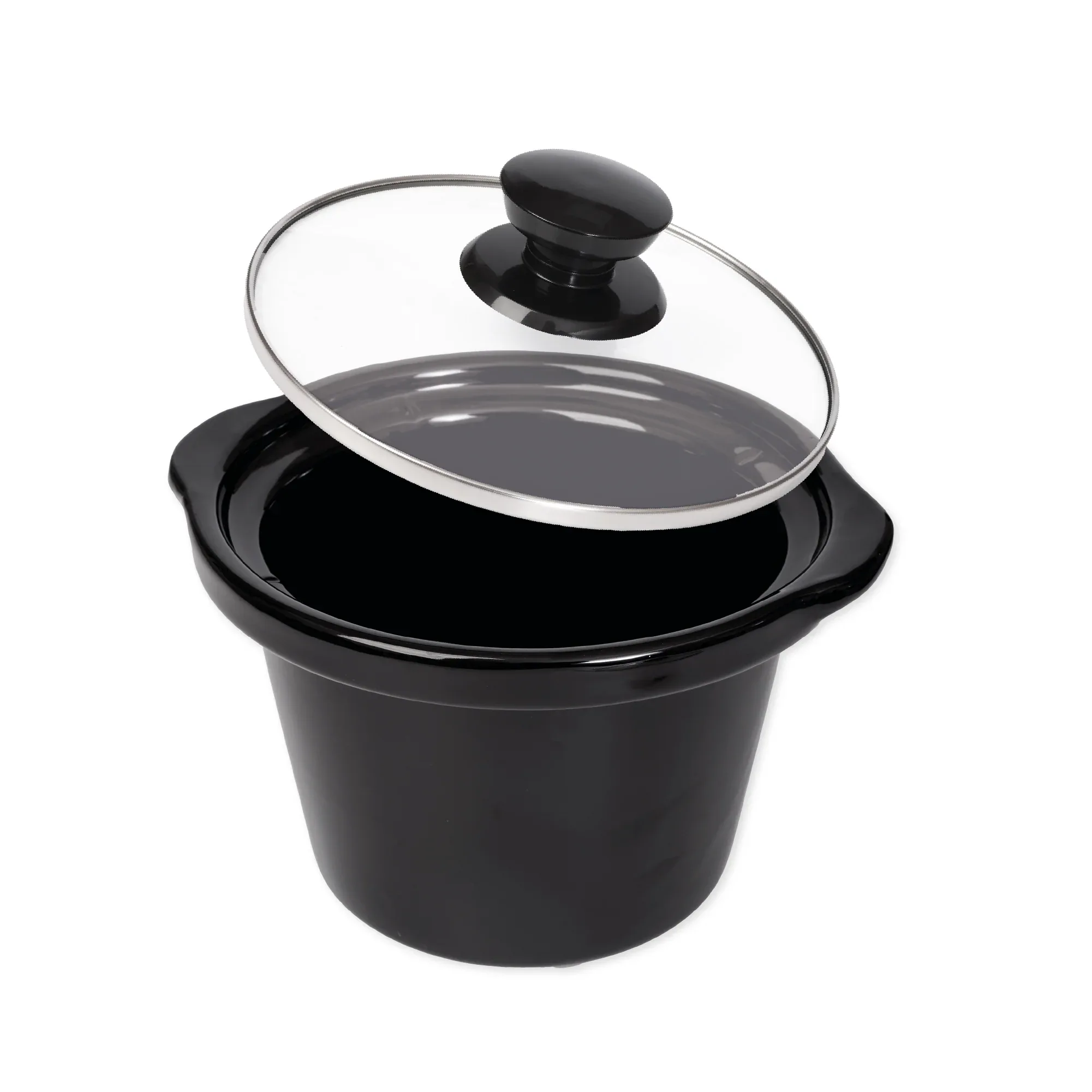 Hamilton Beach The Mighty Mini 1.8L Slow Cooker - Black - Image 3
