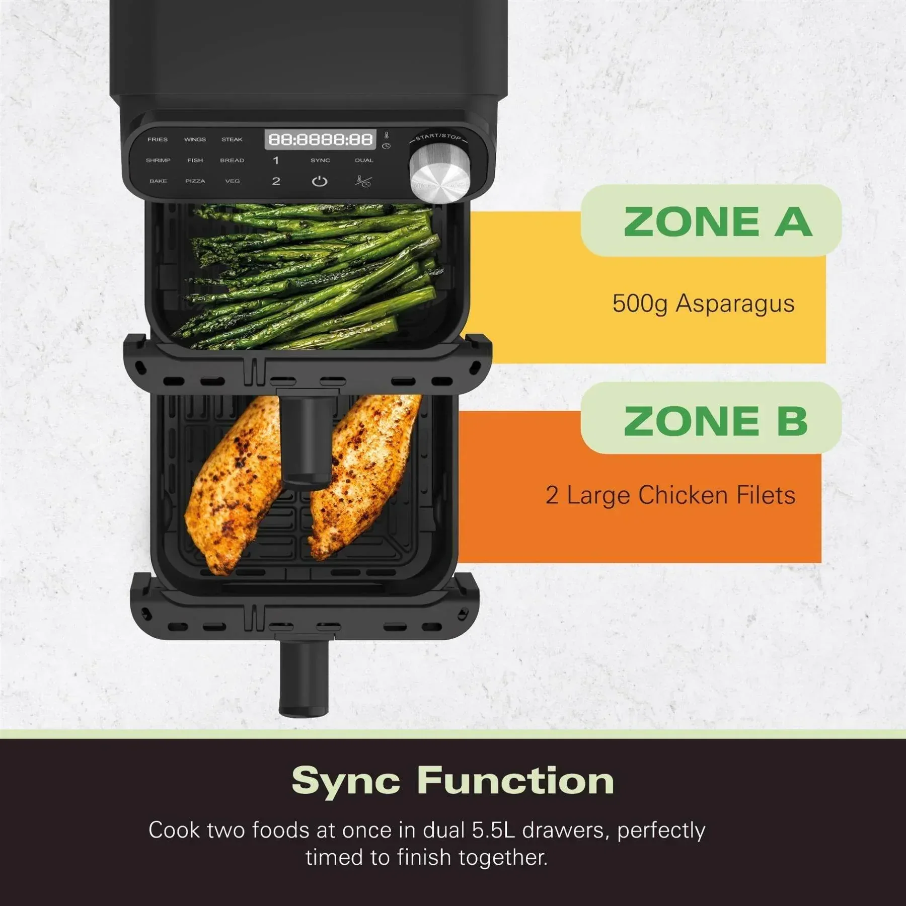 Hamilton Beach XXL Dual Stack 11L Air Fryer - Image 8